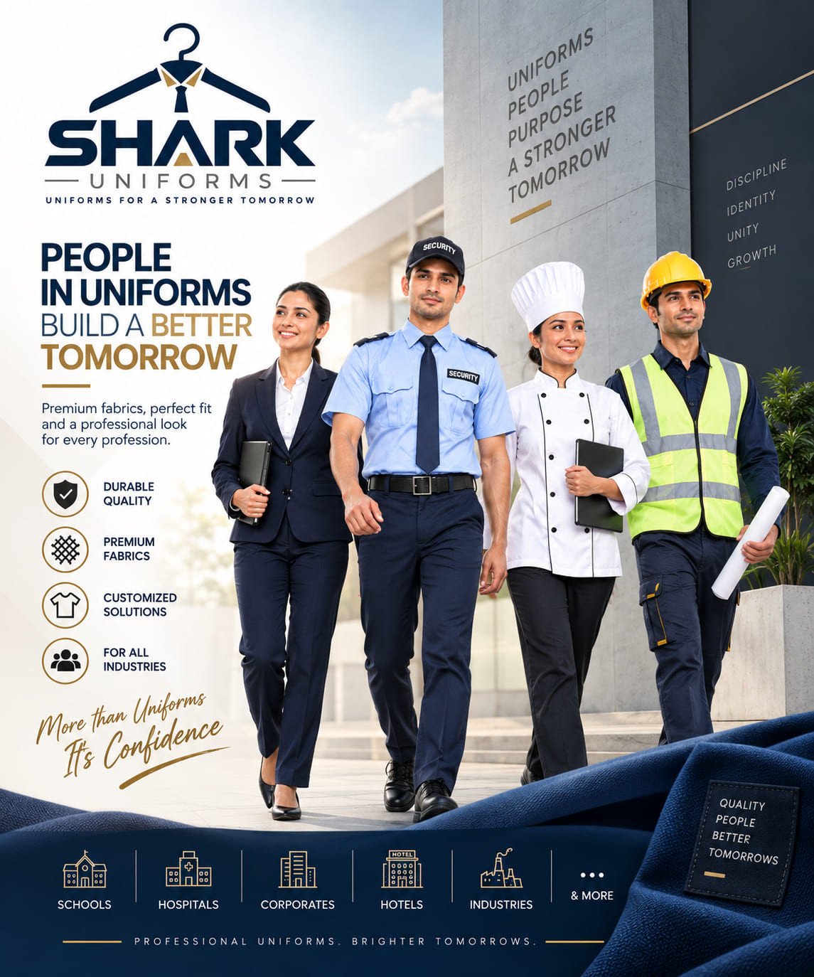 About Shark Uniforms — uniform manufacturer in Delhi